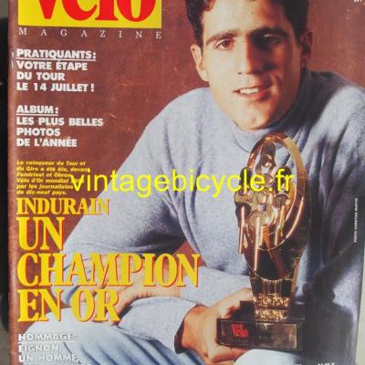VELO MAGAZINE 1993 - 12 - N°294 decembre 1993 / janvier 1994