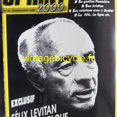 SPRINT 2000 1988 - 02 - N°86 fevrier 1988