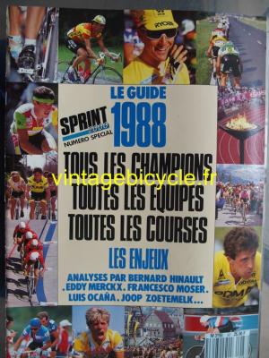 SPRINT 2000 1988 - 03 - N°87 Le guide 1988