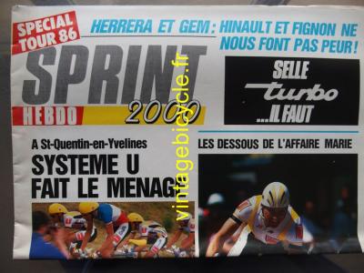 SPRINT 2000 1986 - 06 - N°1 Journal spécial Tour 1986