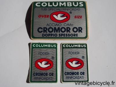 COLUMBUS CROMOR OR OVER SIZE ORIGINAL Bicycle Frame Tubing STICKER NOS