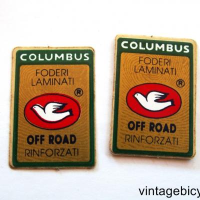 COLUMBUS FODERI OFF ROAD ORIGINAL Tubes autocollants NOS (une paire)