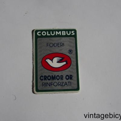 COLUMBUS FODERI CROMOR OR ORIGINAL Tubes autocollants NOS (une paire)