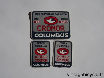 COLUMBUS CROMOR OFF ROAD ORIGINAL Tubes autocollants NOS