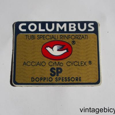 COLUMBUS SP ORIGINAL Tubes autocollants NOS