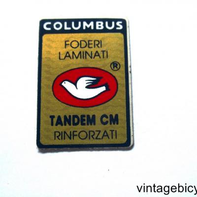 COLUMBUS  FODERI TANDEM CM ORIGINAL Tubes autocollants NOS