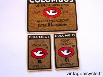 COLUMBUS EL OS ORIGINAL Bicycle Frame Tubing STICKER NOS