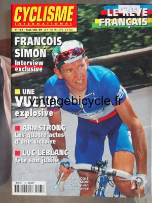 CYCLISME INTERNATIONAL 1999 - 09 - N°165 septembre / octobre 1999