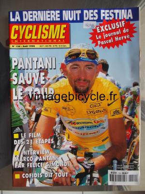 CYCLISME INTERNATIONAL 1998 - 08 - N°154 aout 1998