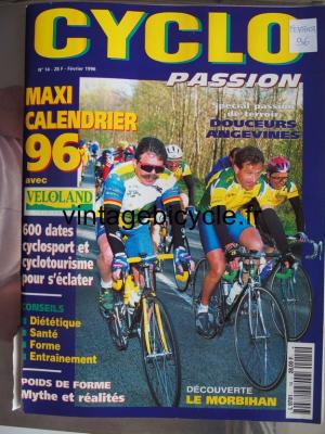 CYCLO PASSION 1996 - 02 - N°14 fevrier 1996