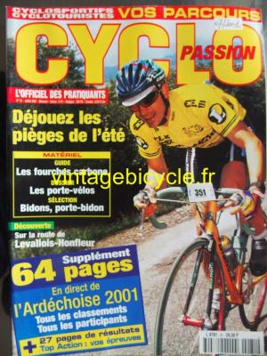 CYCLO PASSION 2001 - 07 - N°81 juillet 2001