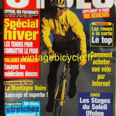 CYCLO PASSION 2001 - 11 - N°86 novembre 2001
