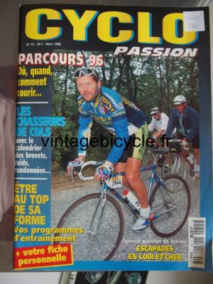 CYCLO PASSION 1996 - 03 - N°15 mars 1996