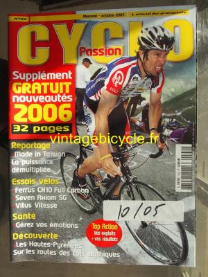 CYCLO PASSION 2005 - 10 - N°142 octobre 2005