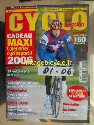 CYCLO PASSION 2006 - 01 - N°145 janvier 2006