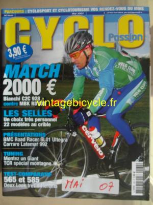 CYCLO PASSION 2007 - 05 - N°160 mai 2007