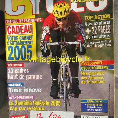 CYCLO PASSION 2004 - 12 - N°131 decembre 2004