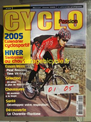 CYCLO PASSION 2005 - 01 - N°132 janvier 2005