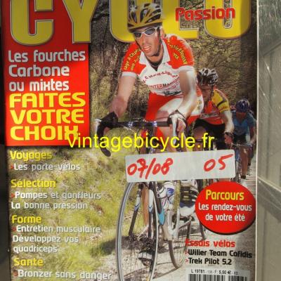 CYCLO PASSION 2005 - 07 - N°138 juillet / aout 2005