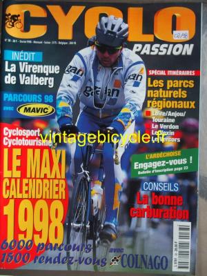 CYCLO PASSION 1998 - 02 - N°38 fevrier 1998