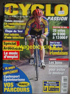 CYCLO PASSION 1998 - 03 - N°39 mars 1998