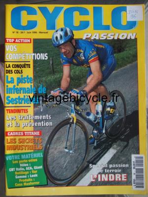 CYCLO PASSION 1996 - 06 - N°18 juin 1996
