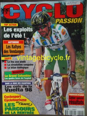 CYCLO PASSION 1998 - 08 - N°44 aout 1998