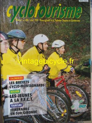 Cyclotourisme 1995 - 04 - N°426 avril 1995