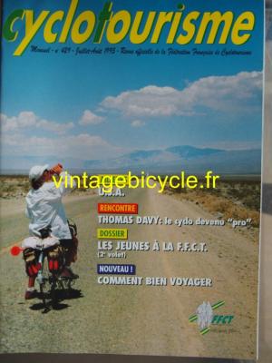 Cyclotourisme 1995 - 07 - N°429 juillet / aout 1995