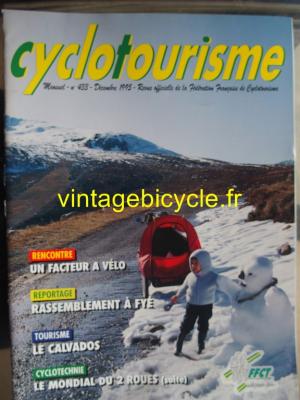 Cyclotourisme 1995 - 12 - N°433 decembre 1995