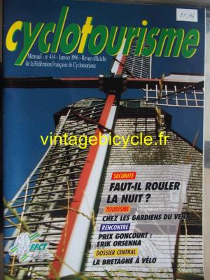Cyclotourisme 1996 - 01 - N°434 janvier 1996