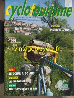 Cyclotourisme 1996 - 06 - N°438 juin 1996
