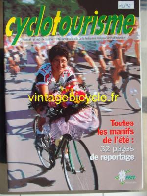 Cyclotourisme 1998 - 09 - N°462 septembre 1998