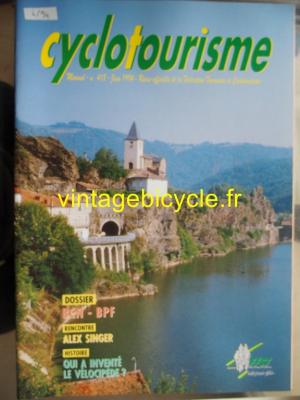 Cyclotourisme 1994 - 06 - N°418 juin 1994