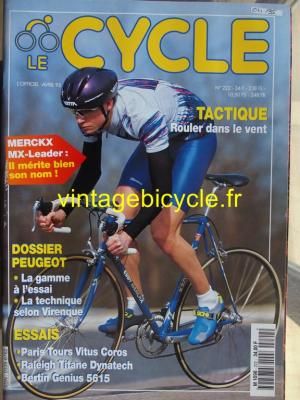 LE CYCLE l'officiel 1995 - 04 - N°222 avril 1995