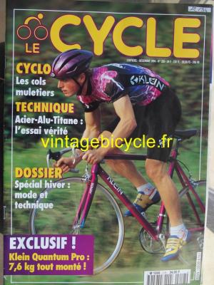 LE CYCLE l'officiel 1994 - 12 - N°218 decembre 1994