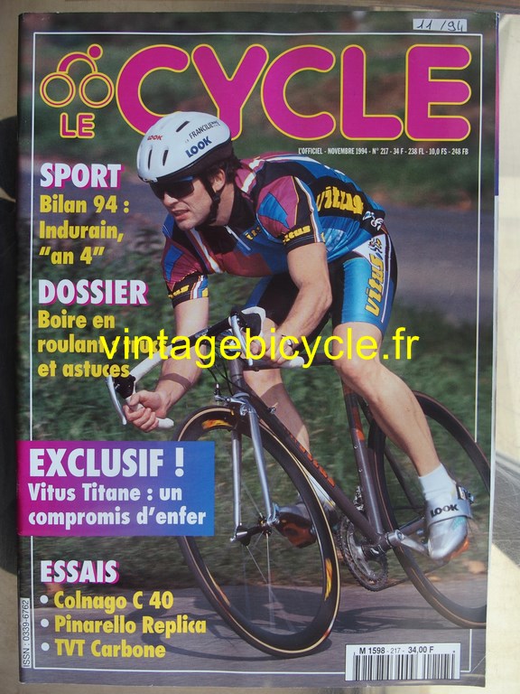 Vintage bicycle fr l officiel du cycle 15 copier 