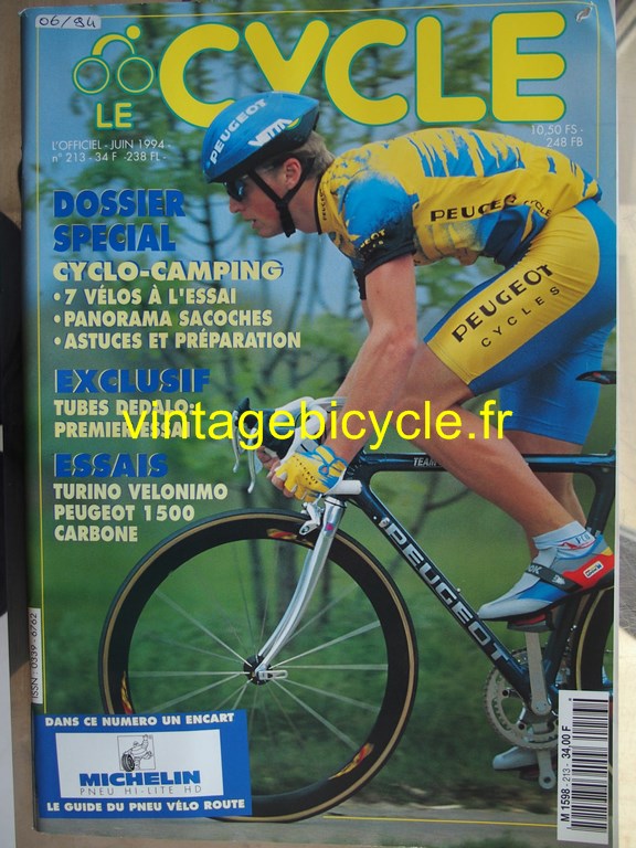 Vintage bicycle fr l officiel du cycle 19 copier 