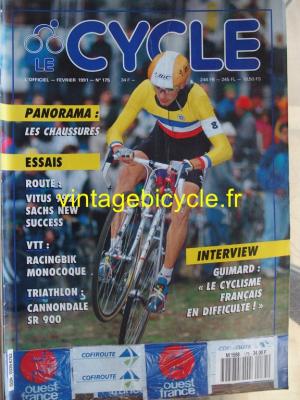 LE CYCLE l'officiel 1991 - 02 - N°175 fevrier 1991