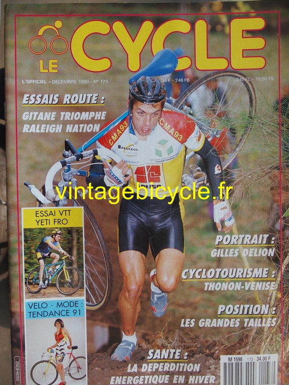 Vintage bicycle fr l officiel du cycle 33 copier 