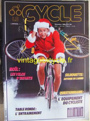 LE CYCLE l'officiel 1989 - 12 - N°162 decembre 1989