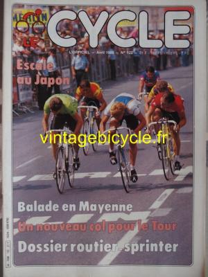 LE CYCLE l'officiel 1986 - 04 - N°122 avril 1986