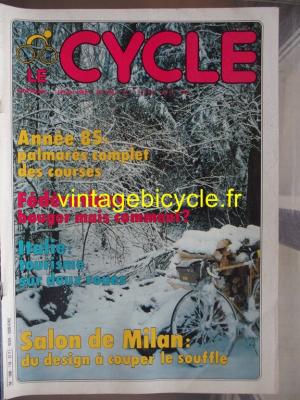 LE CYCLE l'officiel 1986 - 01 - N°119 janvier 1986