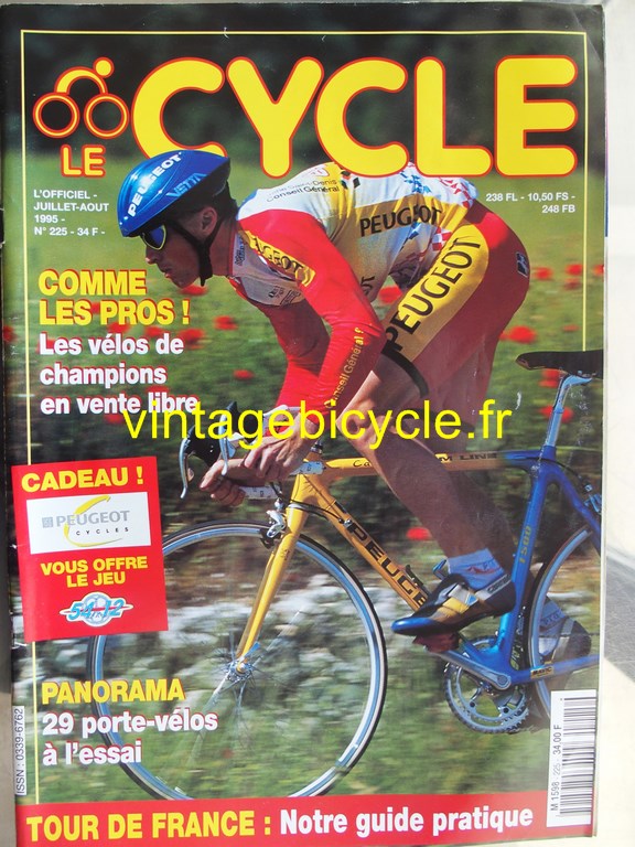 Vintage bicycle fr l officiel du cycle 6 copier 