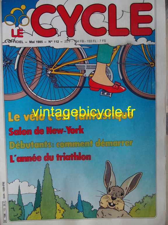 Vintage bicycle fr l officiel du cycle 60 copier 