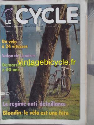 LE CYCLE l'officiel 1985 - 04 - N°111 avril 1985