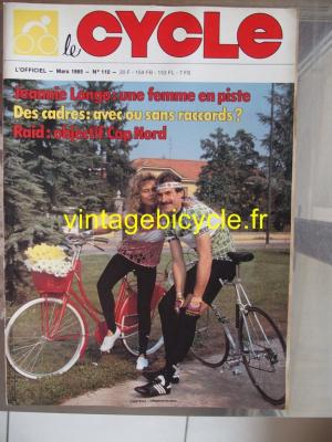 LE CYCLE l'officiel 1985 - 03 - N°110 mars 1985