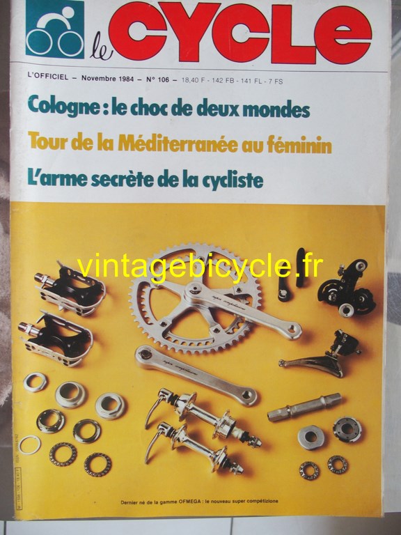 Vintage bicycle fr l officiel du cycle 65 copier 