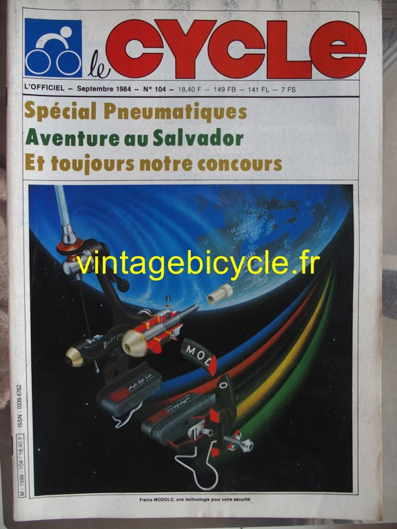 Vintage bicycle fr l officiel du cycle 67 copier 