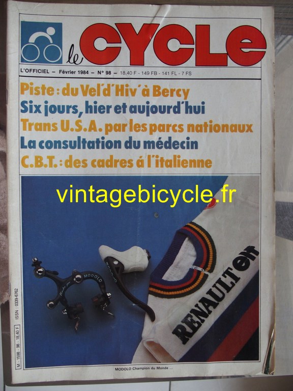 Vintage bicycle fr l officiel du cycle 71 copier 